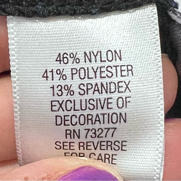 Simply Vera Vera Wang brocade Velvet Long Sleeve Top PL - Picture 3 of 8